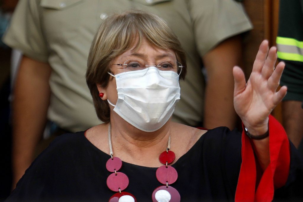 Michelle Bachelet en la Convención