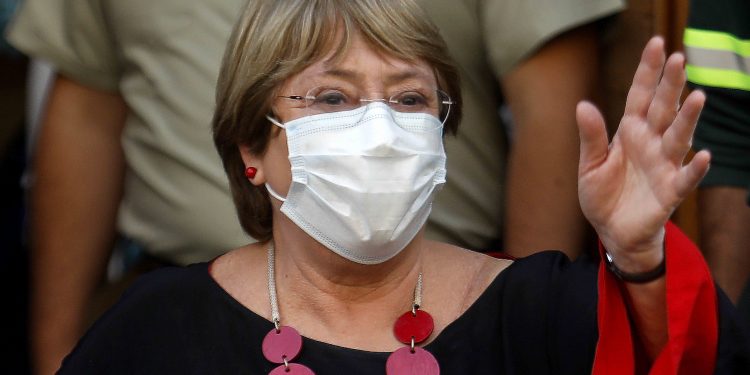 Michelle Bachelet en la Convención