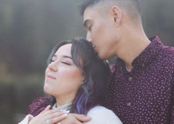 Christell y su novio