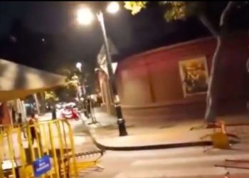 Nuevamente delincuentes causan severos daños en barrio Lastarria, atacando locales e intimidando a vecinos