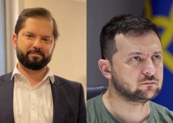 Gabriel Boric conversa con su par de Ucrania