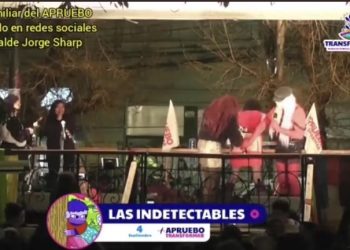 Polémico acto de cierre del Apruebo en Valparaíso