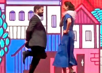 La ola de memes a la cueca de Gabriel Boric en Parque O´Higgins