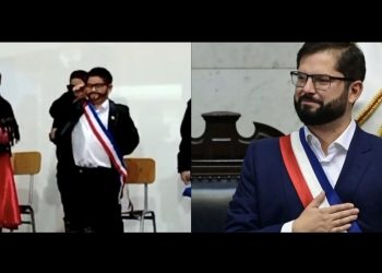 El niño que imitó al Presidente Boric