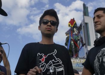 Gustavo Gatica protagonizó emotivo momento en el cierre de campaña del Apruebo