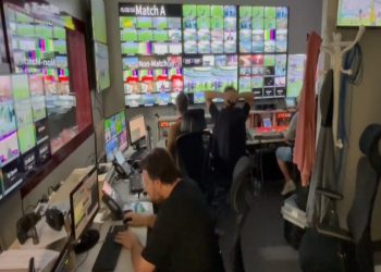 La reacción de canal argentino tras el pitazo final y concretada la dura derrota