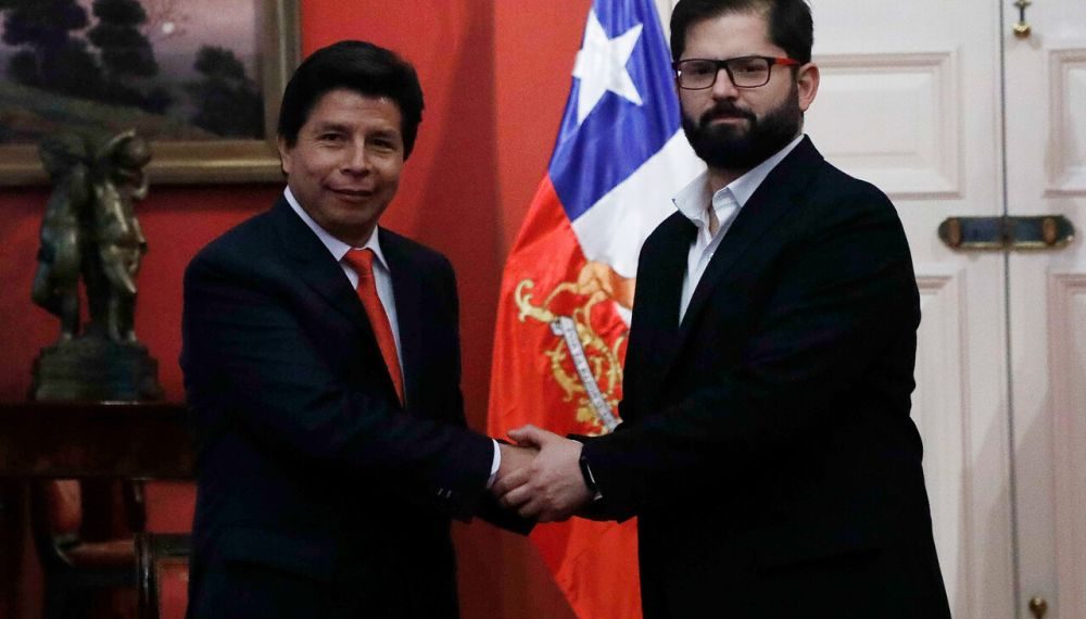 Pedro Castillo estuvo en Chile la semana pasada