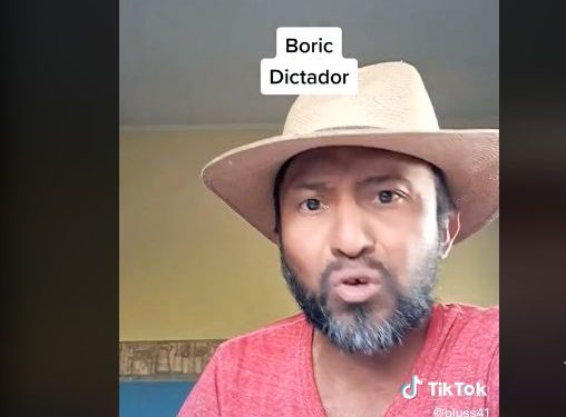 venezolano se hace viral con video cuyo titulo es boric dictador