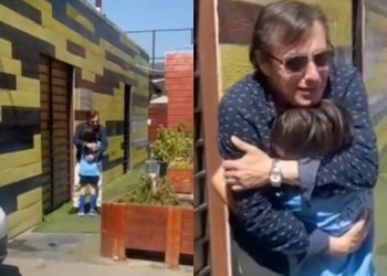 claudio fariña y el reencuentro con su hijo