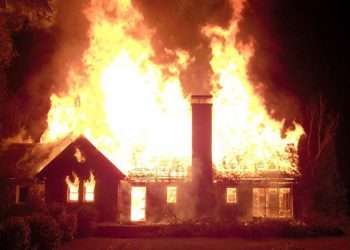 Imagen de archivo del incendio del matrimonio Luchsinger-Mackay