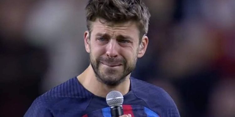 Gerard Piqué llora el peor día de su vida