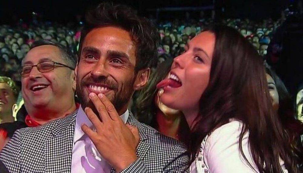Daniela Aranguiz y Jorge Valdivia recibieron el 2023 juntos