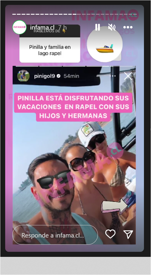 pinilla y gisella juntos