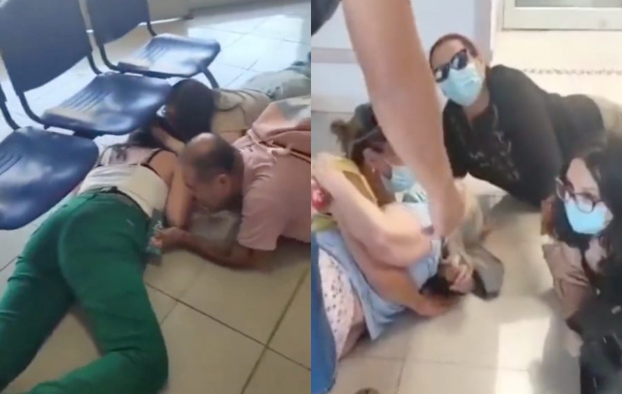 disparos en la ex posta central Debieron protegerse en el suelo