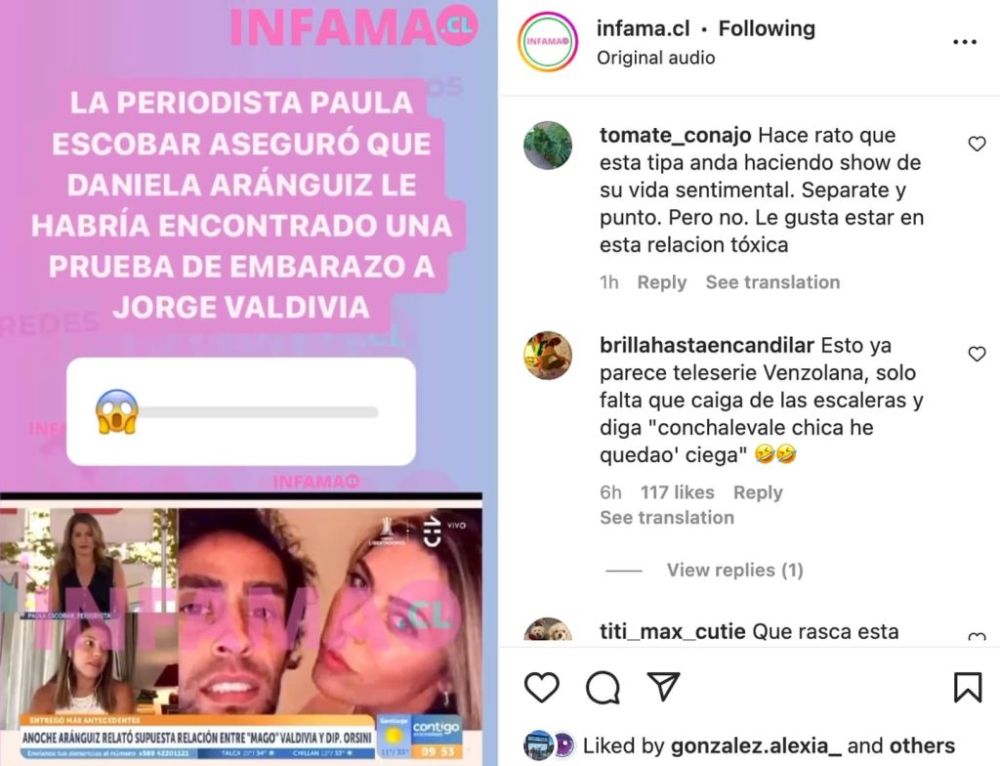 maite orsini embarazada