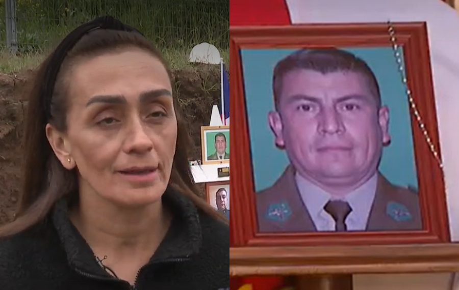 el desgarrador mensaje de la viuda del sargento retamal