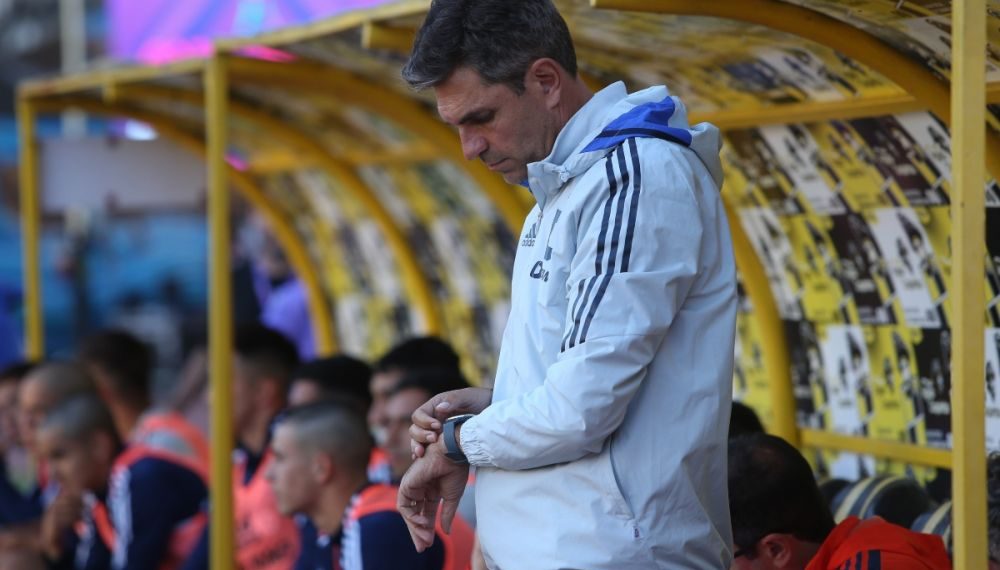 Mauricio Pellegrino se enfada
