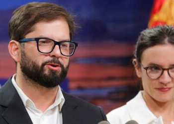 Presidente Boric y Camila Vallejo