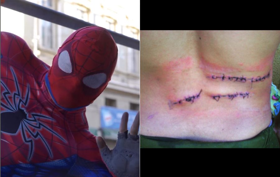 Víctima de un violento ataque