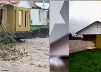 Casa arrastrada en Coihueco