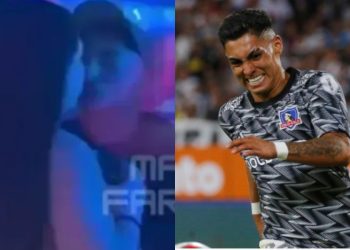 Jordhy Thompson fue captado besando