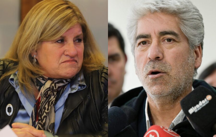 Gloria Naveillán hablando contra Alejandro