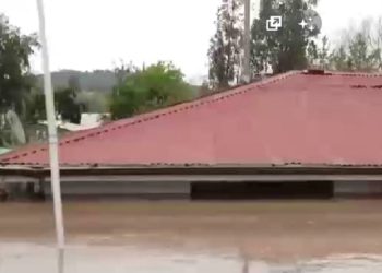 Licantén está bajo grave inundación