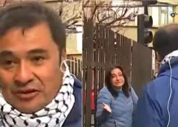 encarar al periodista Roberto Saa