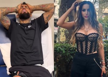 Arturo Vidal y Marité Matus 