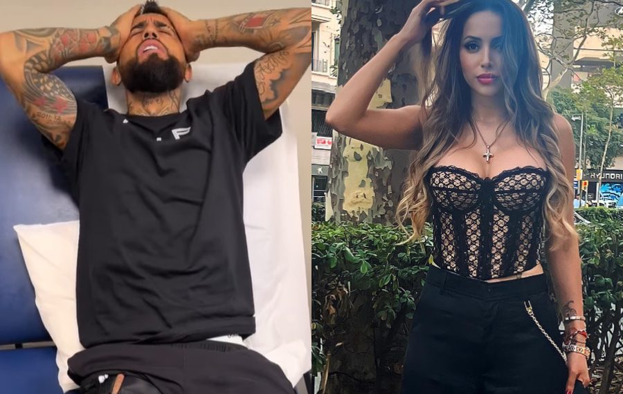 Arturo Vidal y Marité Matus 