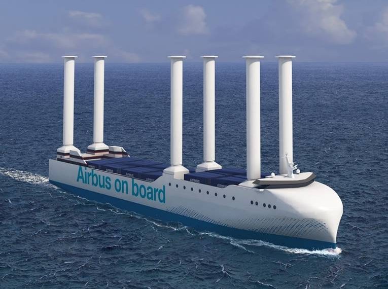 Representación del nuevo buque alquilado por Airbus y operado por Louis Dreyfus Armateurs Copyright Louis Dreyfus Armateurs-  Airbus