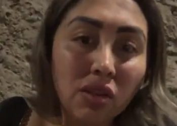 Naya Fácil se mostró asustada