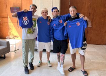 La U alucinó y vistió a destacada banda uruguaya de cumbia