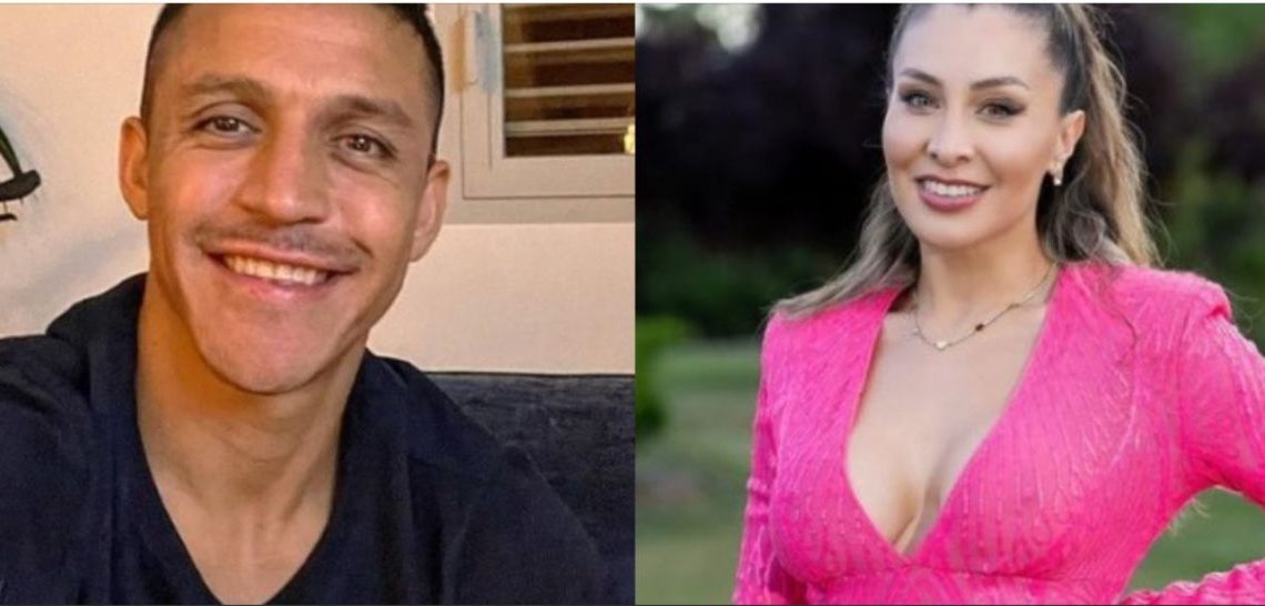 Alexis Sánchez con Sabrina