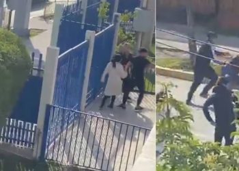 Brutal pelea en liceo de Puente Alto deja estudiantes atropellados