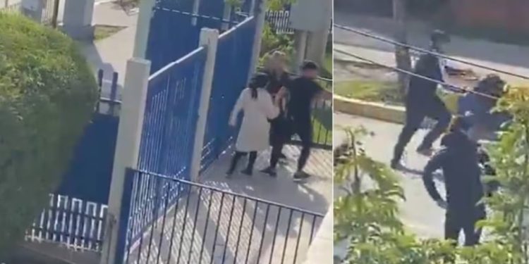 Brutal pelea en liceo de Puente Alto deja estudiantes atropellados