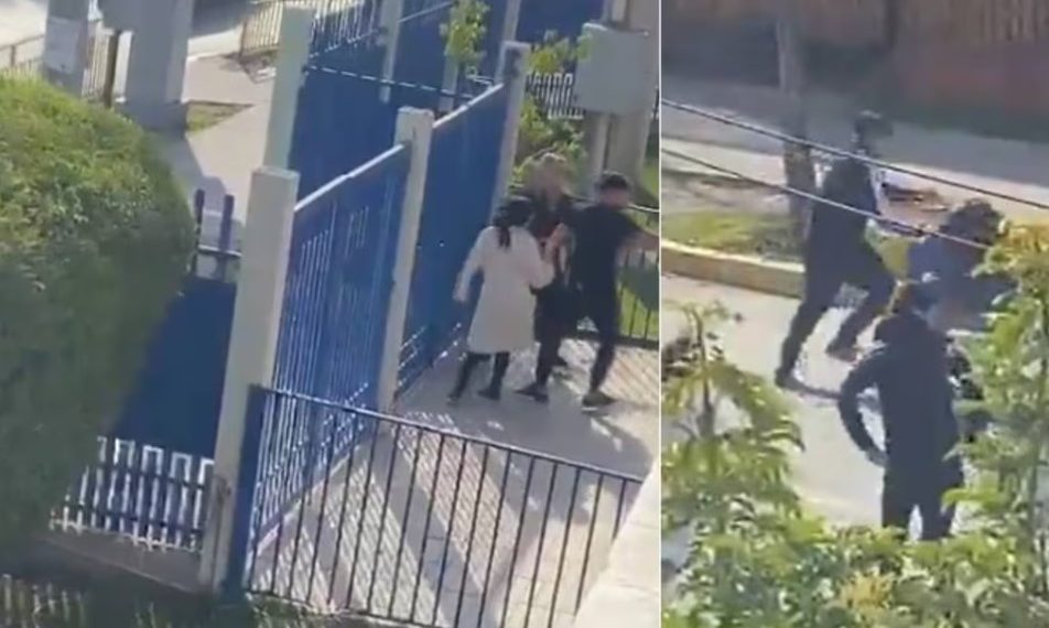 Brutal pelea en liceo de Puente Alto deja estudiantes atropellados