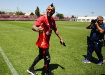 Así fue el reencuentro entre Vidal y Gareca en La Roja