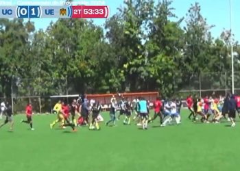 La batalla campal en fútbol joven por triunfo de Unión Española sobre U. Católica