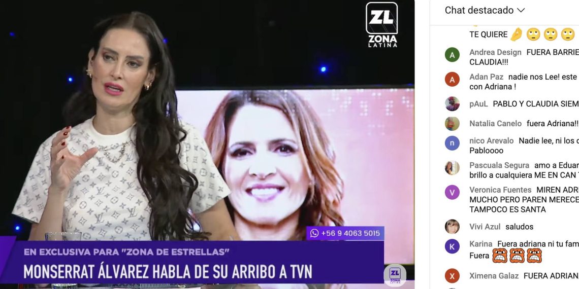 Adriana Barrientos reaparece en Zona de Estrellas tras polémica con Claudia Schmidt