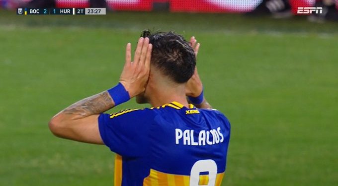 No se puso nervioso: El golazo de Palacios para el triunfo de Boca