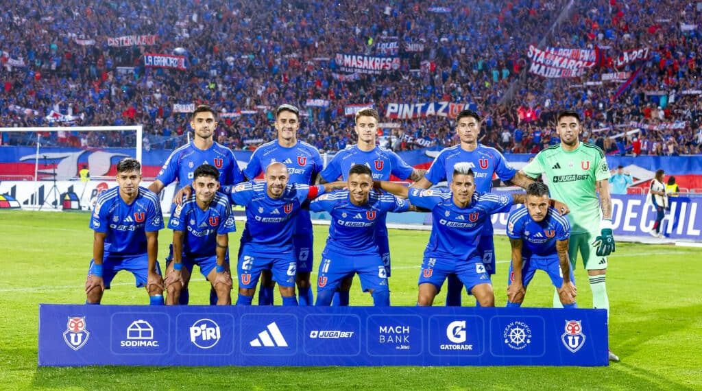 Futbol, Universidad de Chile vs Union La Calera
Fecha 2, Liga de Primera 2025.
Los jugadores de Universidad de Chile, son fotografiado durante el partido de primera division realizado en el Estadio Nacional de Santiago, Chile.
23/02/2025
Pepe Alvujar/Photosport

Football, Universidad de Chile vs Union La Calera.
2st turn, Division League 2025.
Players from Universidad de Chile’s are photographed during the first division match held at the National Stadium in Santiago, Chile. 
23/02/2025
Pepe Alvujar/Photosport