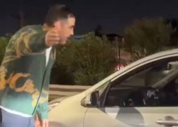 Registran furiosa reacción de Claudio Bravo tras chocar con persona en estado de ebriedad