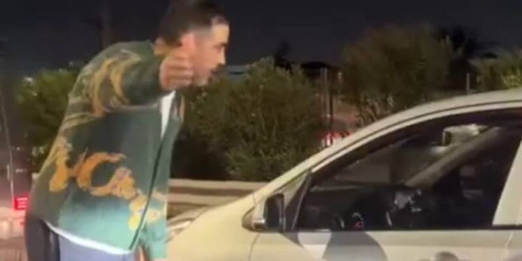 Registran furiosa reacción de Claudio Bravo tras chocar con persona en estado de ebriedad