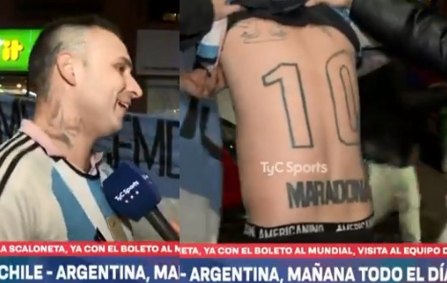 Redes le dan con todo a chileno fanático de Argentina que salió en TV