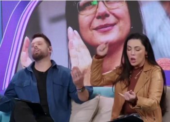 La tensa discusión en vivo de Daniela Aránguiz y Michael Roldán