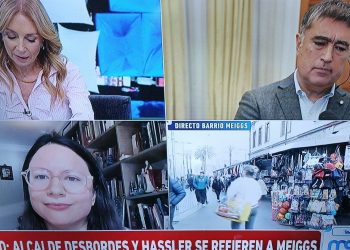 El tenso cara a cara en vivo entre Mario Desbordes e Irací Hassler