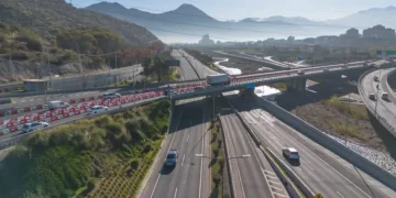 Intervención del puente Lo Saldes generó caos vial constante en Providencia: Tráfico saturado y alternativas colapsadas