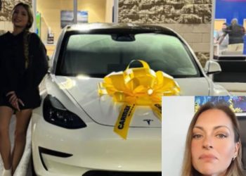 Paula Pavic sorprendió a seguidores tras regalar un Tesla a su hija de 16 años