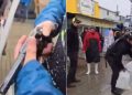 Tiroteo en Barrio Franklin termina con un delincuente muerto: revelan video clave que muestra los segundos posteriores al ataque